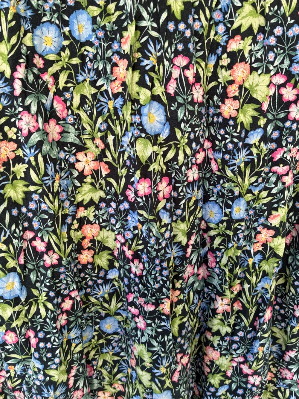 J. Jill Floral Meadow Sleeveless Button Down Shirt Dress Pockets Size Medium - Picture 11 of 17